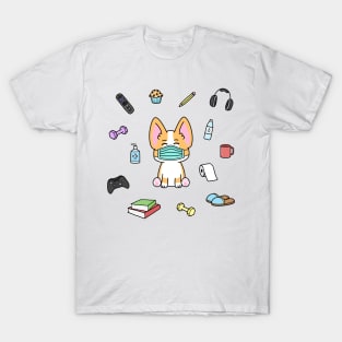 Corgi Quarantine Essentials T-Shirt